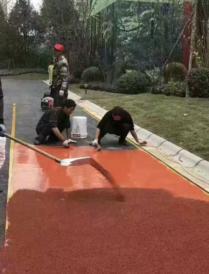 舒兰彩色路面改色是提升路面美观性