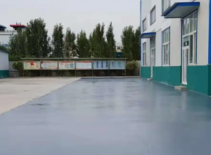 舒兰彩色路面喷涂翻新的材料对冬季